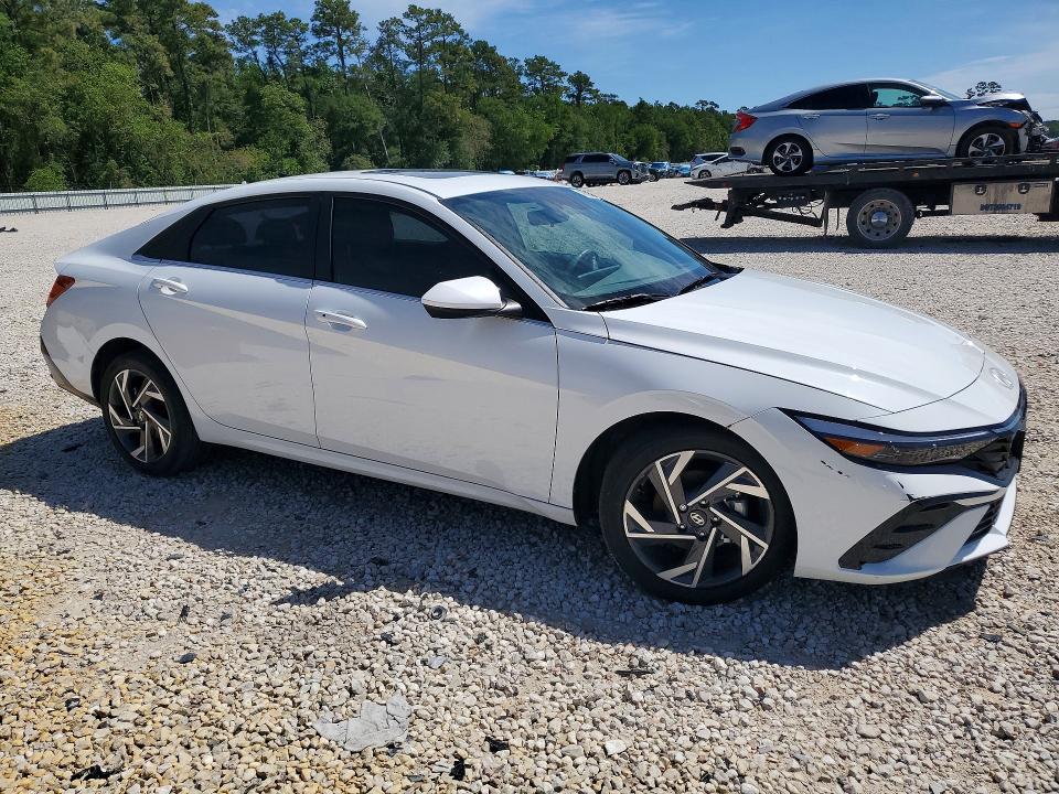 2024 Hyundai Elantra VIN KMHLS4DG0RU820456 COPART salvage auction — SIDE, Tx - Certificate Of Title, sold $6,600 on 2026-07-07 (photo 4)