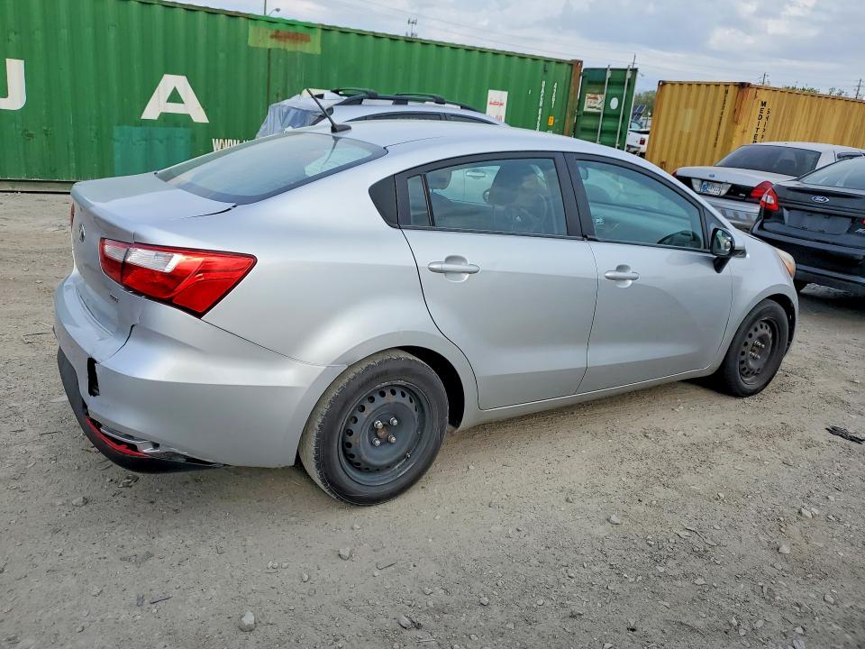 2016 Kia Rio VIN KNADM4A34G6541708 COPART salvage auction — REAR END, In - Cert Of Title-Salvage Title, sold $575 on 2026-07-07 (photo 3)