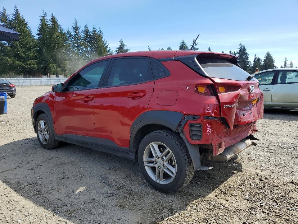2021 Hyundai Kona VIN KM8K1CAA9MU691425 COPART salvage auction — REAR END, Wa - Bill Of Sale, sold $2,900 on 2026-07-07 (photo 2)