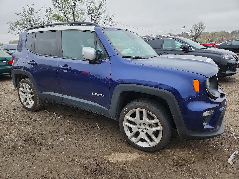 2021 Jeep Renegade VIN ZACNJDBB9MPM67200 COPART salvage auction — FRONT END, Md - Cert Of Salvage > 75% Damage, sold $3,350 on 2026-07-02 (photo 4)