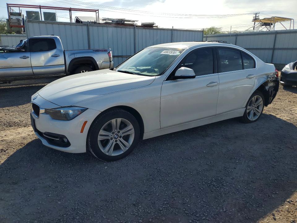 2017 BMW 3 series VIN WBA8B9C50HK676485 COPART salvage auction — REAR END, Hi - Certificate Of Salvage, sold $2 on 2026-07-06 (photo 1)