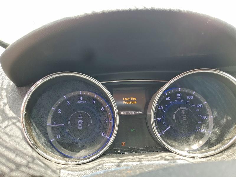 2014 Hyundai Sonata VIN 5NPEC4AC2EH882196 COPART salvage auction — FRONT END, Ga - Cert Of Title-Salvage, sold $750 on 2026-07-13 (photo 9)