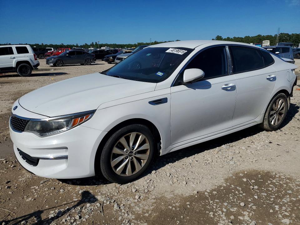 2018 Kia Optima VIN 5XXGU4L36JG183579 COPART salvage auction — REAR END, Salvage Title, sold $2,450 on 2026-07-31 (photo 1)
