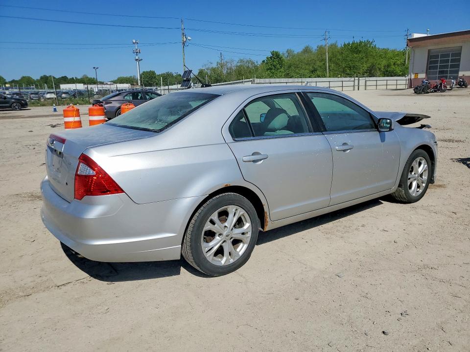 2012 Ford Fusion VIN 3FAHP0HAXCR356199 COPART salvage auction — FRONT END, IN - CERTIFICATE OF TITLE, sold $225 on 2026-07-02 (photo 3)