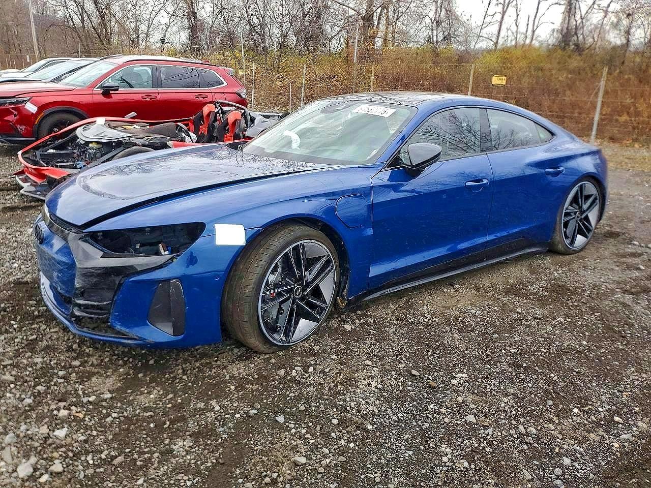 2024 Audi RS e-tron GT VIN WAUBHBFW3R7900076 COPART salvage auction — Front End, NJ - CERT OF TITLE-SALVAGE, sold $29,250 on 2026-07-07 (photo 1)