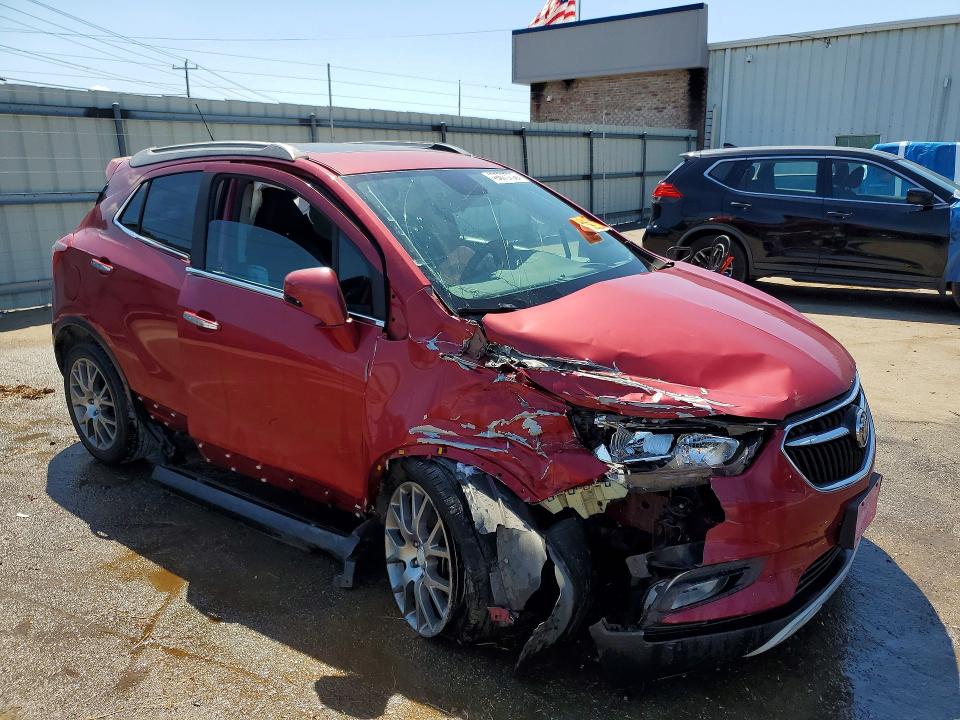 2017 Buick Encore VIN KL4CJ1SB9HB108481 COPART salvage auction — FRONT END, Salvage Title, sold $250 on 2026-07-23 (photo 4)