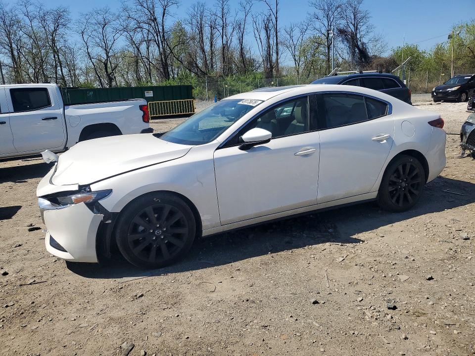2022 Mazda 3 VIN 3MZBPACL3NM314677 COPART salvage auction — FRONT END, Md - Cert Of Salvage > 75% Damage, sold $1,250 on 2026-07-23 (photo 1)