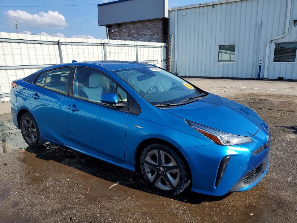 2021 Toyota Prius VIN JTDKAMFU7M3136184 COPART salvage auction — SIDE, Al - Cert Of Title-Salvage Title, sold $4,750 on 2026-07-23 (photo 4)