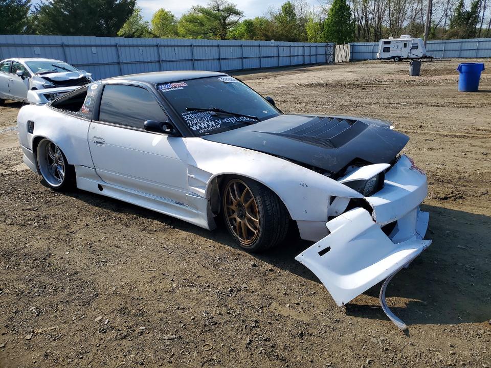 1992 Nissan 240sx VIN JN1MS36P7NW105708 COPART salvage auction — FRONT END, NJ - CERT OF TITLE-SALVAGE, sold $1,300 on 2026-07-08 (photo 4)
