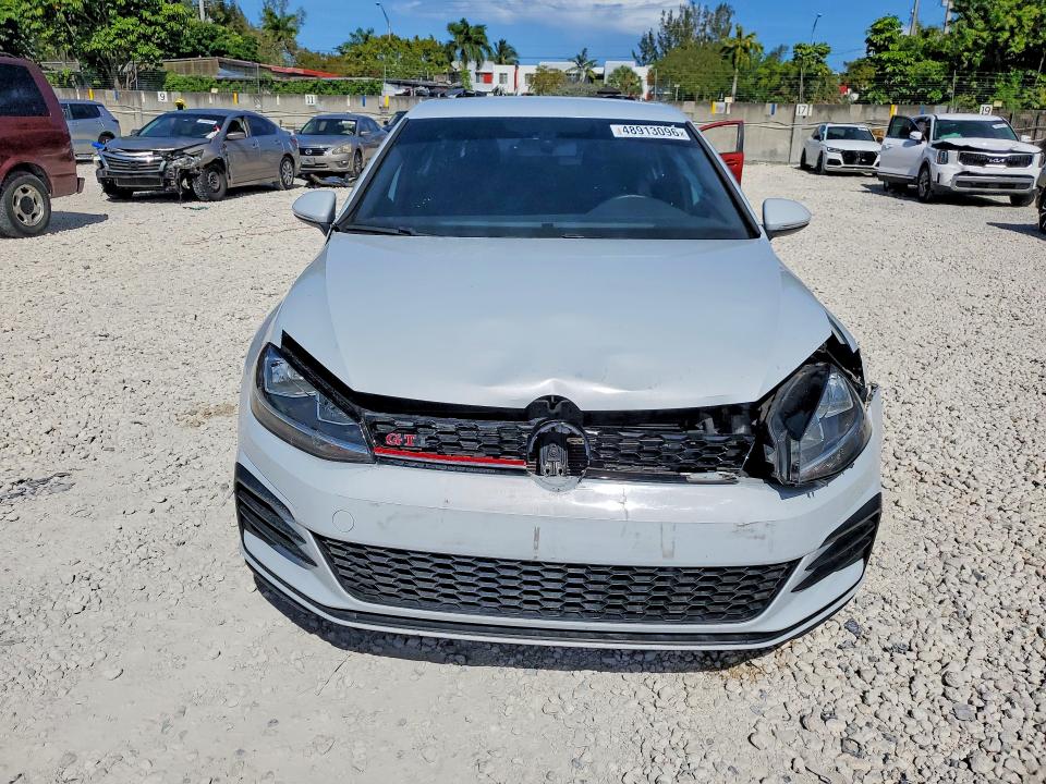 2019 Volkswagen Gti VIN 3VW6T7AU2KM034319 COPART salvage auction — FRONT END, Fl - Cert Of Title Slvg Rebuildable, sold $7,500 on 2026-07-14 (photo 5)