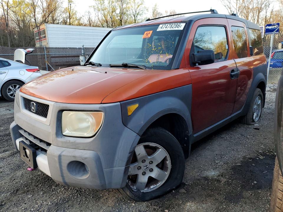 2004 Honda Element VIN 5J6YH28624L010379 COPART salvage auction — SIDE, Md - Cert Of Salvage > 75% Damage, sold $1,500 on 2026-07-09 (photo 1)