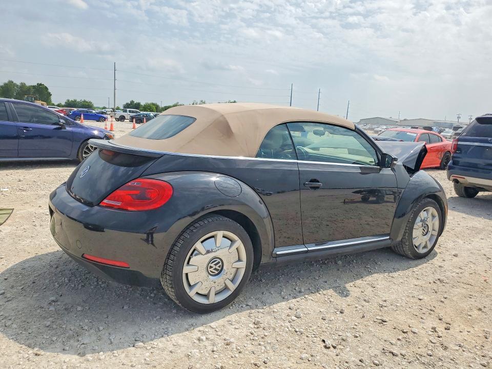2015 Volkswagen Beetle VIN 3VW517AT1FM802872 COPART salvage auction — FRONT END, Tx - Salvage Vehicle Title, sold $3,650 on 2026-07-02 (photo 3)