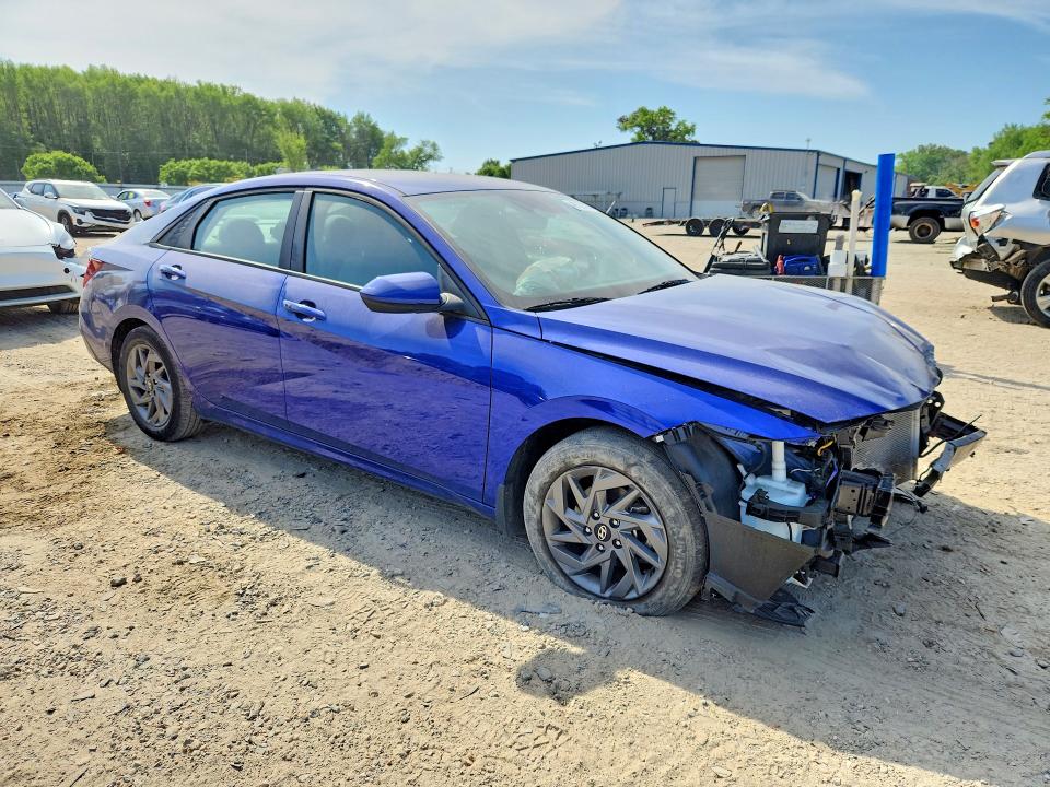 2024 Hyundai Elantra VIN KMHLM4DG0RU707052 COPART salvage auction — FRONT END, Id - Salvage Certificate Of Title, sold $3,350 on 2026-07-14 (photo 4)