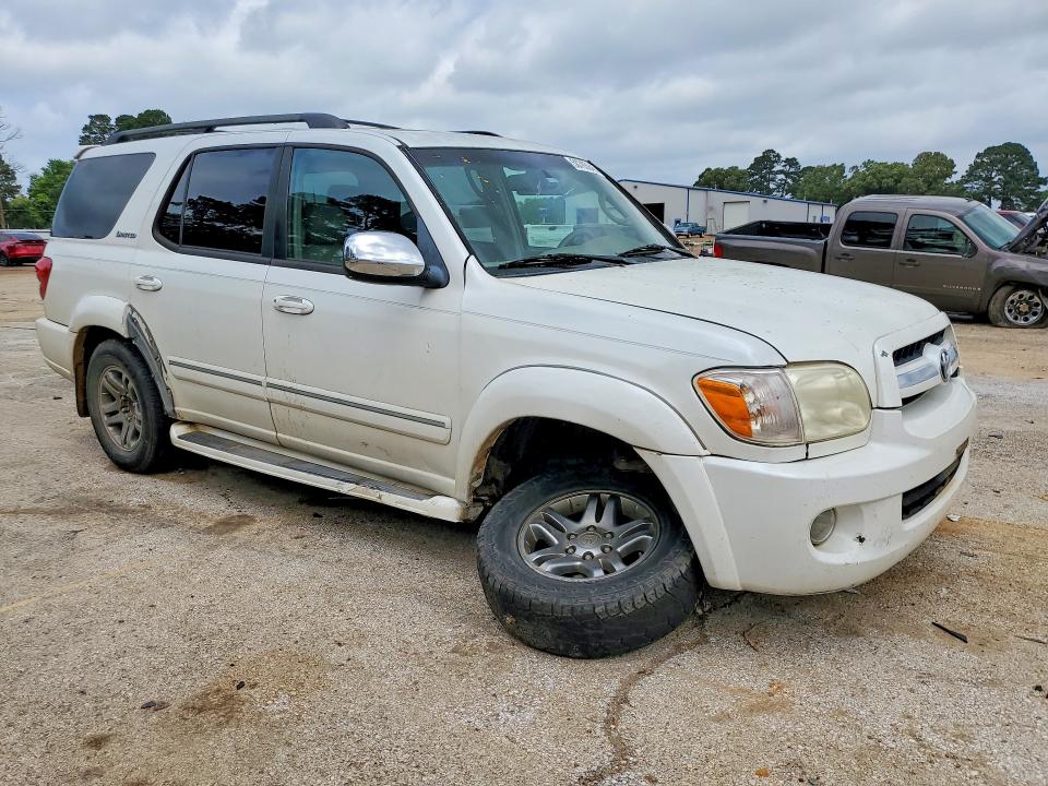 2007 Toyota Sequoia VIN 5TDZT38A67S292192 COPART salvage auction — FRONT END, TX - CERT OF TITLE-REBUILT SALVAGE, sold $1,500 on 2026-07-20 (photo 4)