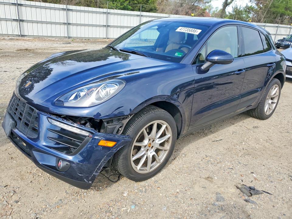 2018 Porsche Macan VIN WP1AA2A52JLB18072 COPART salvage auction — FRONT END, Va - Cert Of Title - Salvage, sold $10,700 on 2026-07-14 (photo 1)
