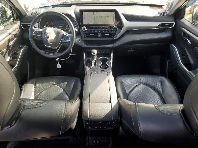 2021 Toyota Highlander VIN 5TDFZRBH4MS078923 COPART salvage auction — FRONT END, Ma - Cert Of Title-Salvage, sold $5,200 on 2026-07-23 (photo 8)