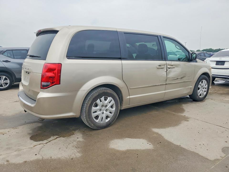 2014 Dodge VIN 2C4RDGBG3ER230708 COPART salvage auction — SIDE, Tx - Salvage Vehicle Title, sold $775 on 2026-07-09 (photo 3)
