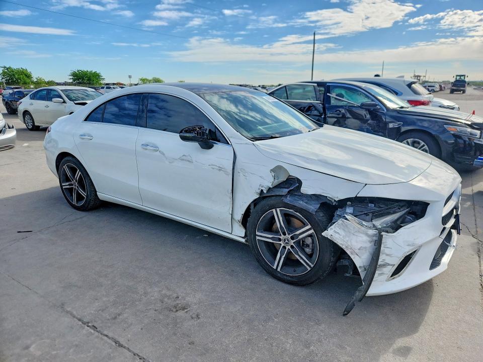 2021 Mercedes-benz Cla-klasse VIN W1K5J4GB7MN208537 COPART salvage auction — FRONT END, Tx - Salvage Vehicle Title, sold $9,100 on 2026-07-27 (photo 4)