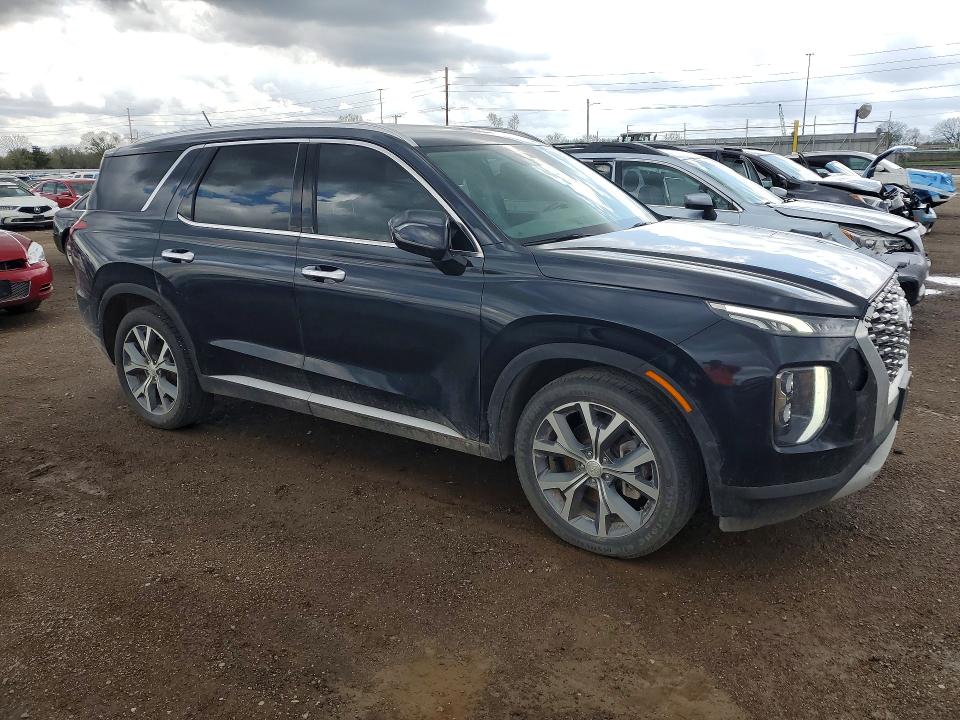 2020 Hyundai Palisade VIN KM8R4DHE9LU144920 COPART salvage auction — FRONT END, IA - CERT OF TITLE-SALVAGE TITLE, sold $4,700 on 2026-07-10 (photo 4)