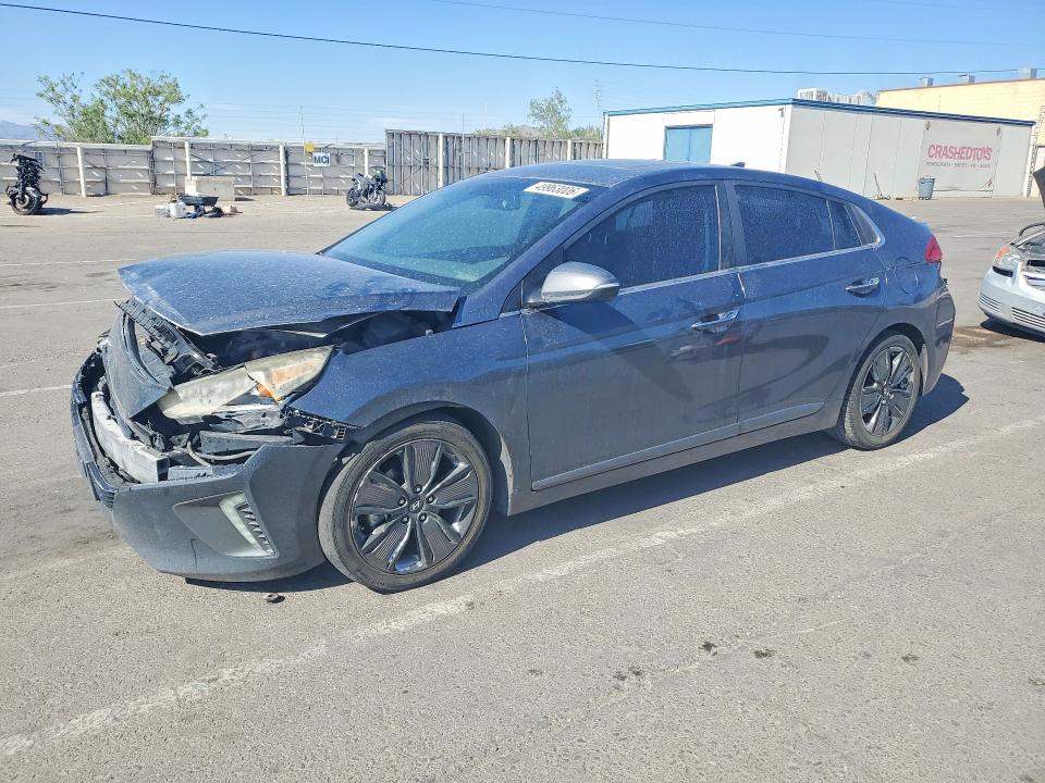 2017 Hyundai Ioniq VIN KMHC85LC2HU029640 COPART salvage auction — FRONT END, Tx - Salvage Vehicle Title, sold $1,200 on 2026-07-24 (photo 1)