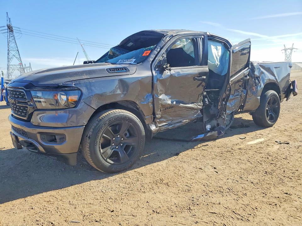 2024 Ram 1500 VIN 1C6SRFFT9RN159173 COPART salvage auction — ROLLOVER, CA - SALVAGE CERTIFICATE, sold $3,700 on 2026-08-03 (photo 1)