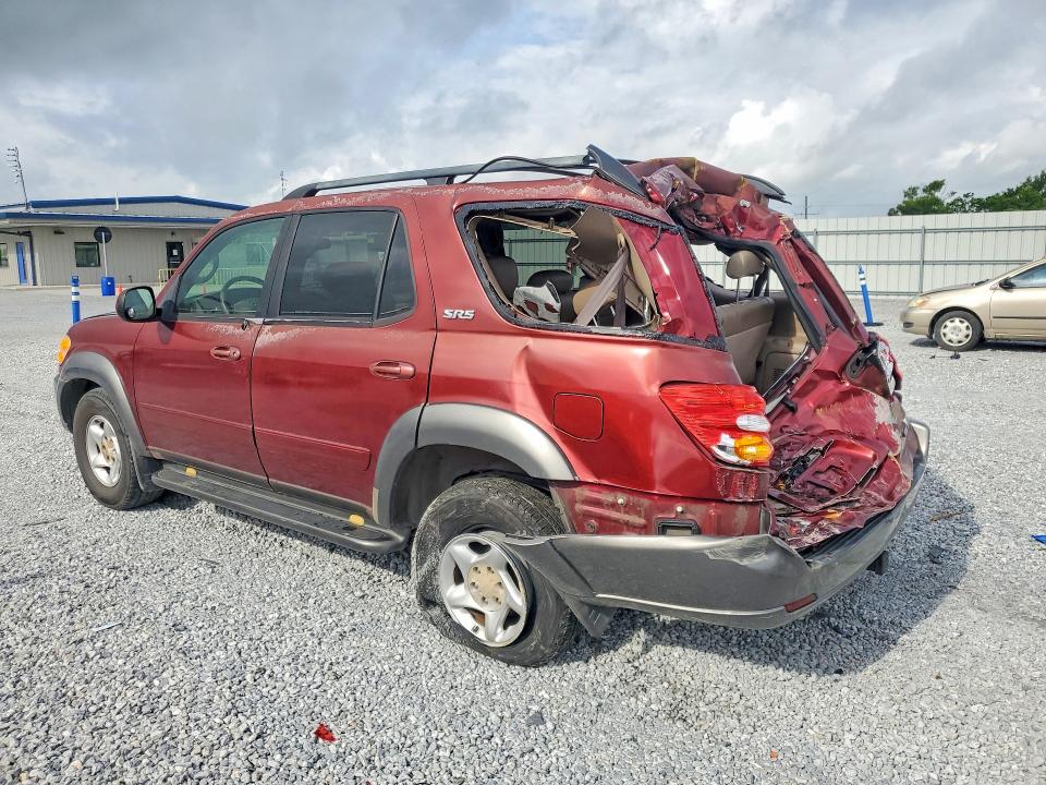 2003 Toyota Sequoia VIN 5TDZT34A63S192433 COPART salvage auction — REAR END, Tx - Salvage Vehicle Title, sold $875 on 2026-07-06 (photo 2)