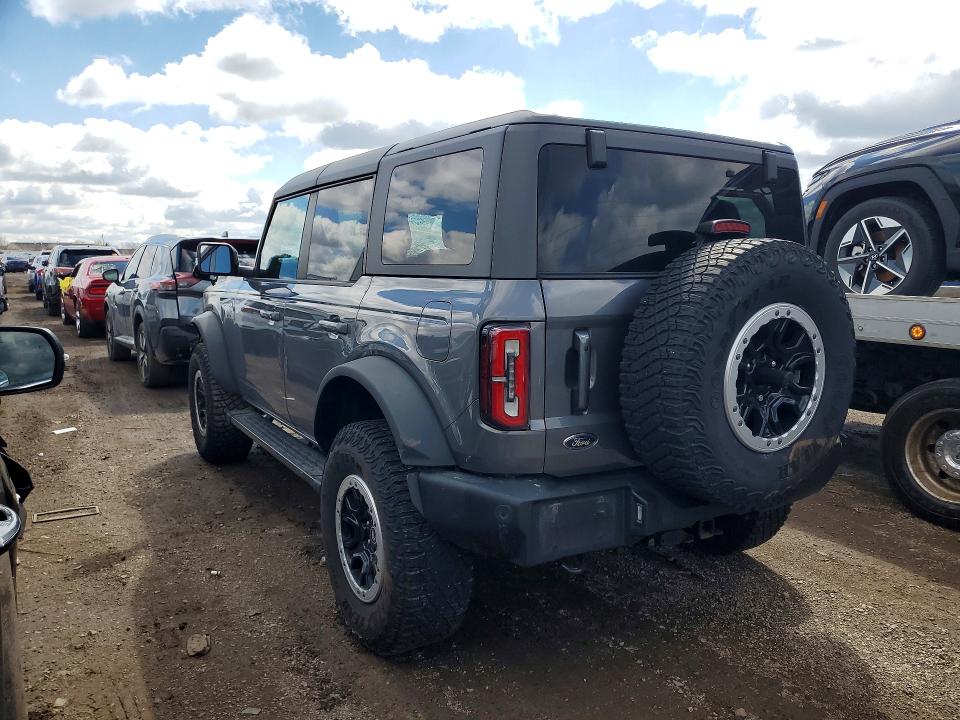 2023 Ford Bronco VIN 1FMDE5DH1PLB01794 COPART salvage auction — ENGINE BURN, Il - Salvage Certificate, sold $10,000 on 2026-07-02 (photo 2)