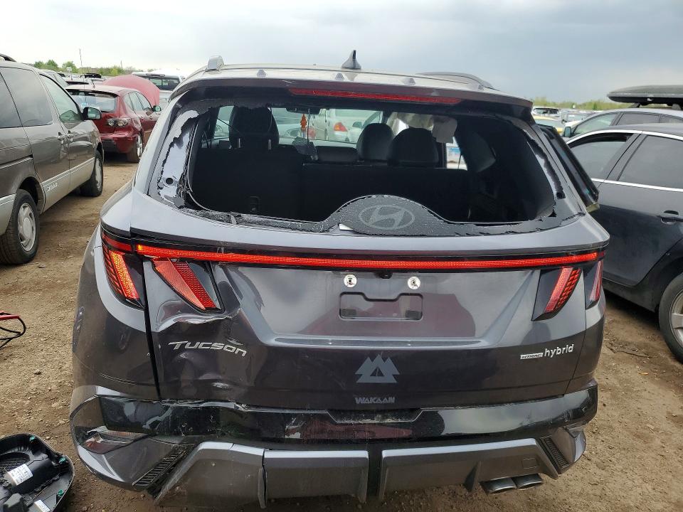 2025 Hyundai Tucson VIN KM8JFDD16SU302042 COPART salvage auction — SIDE, Il - Salvage Certificate, sold $9,200 on 2026-07-21 (photo 6)
