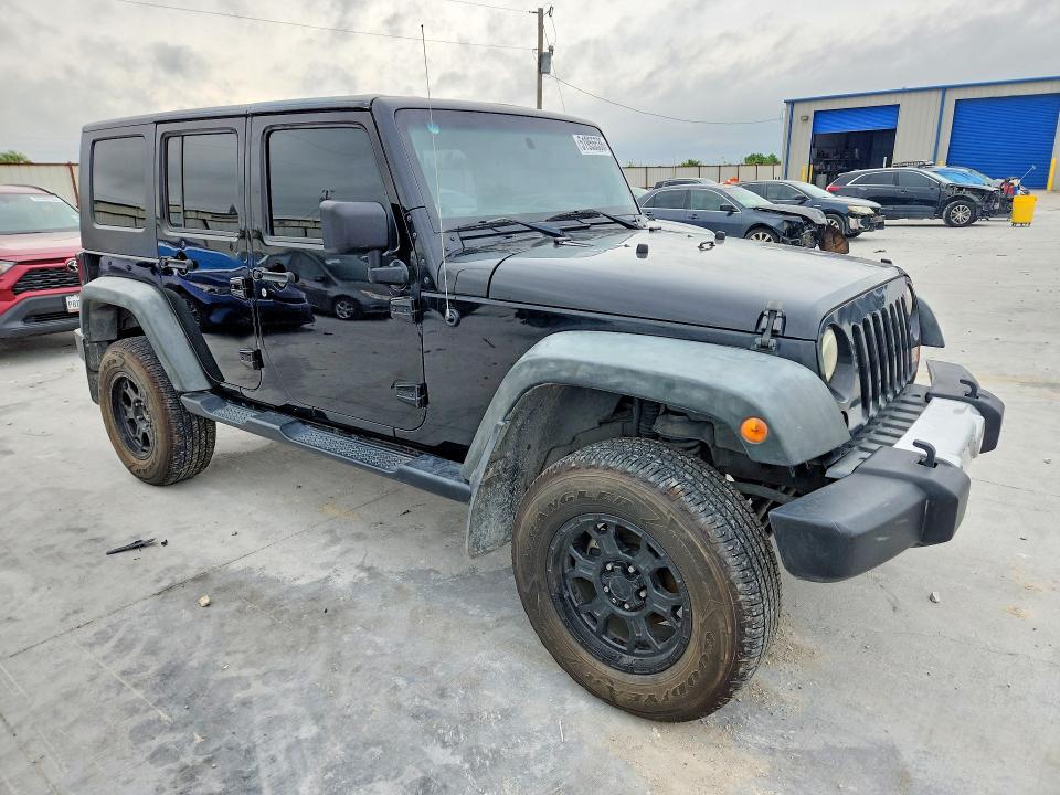 2008 Jeep Wrangler unlimited VIN 1J4GA391X8L616768 COPART salvage auction — HAIL, Tx - Certificate Of Title (P), sold $5,900 on 2026-07-10 (photo 4)
