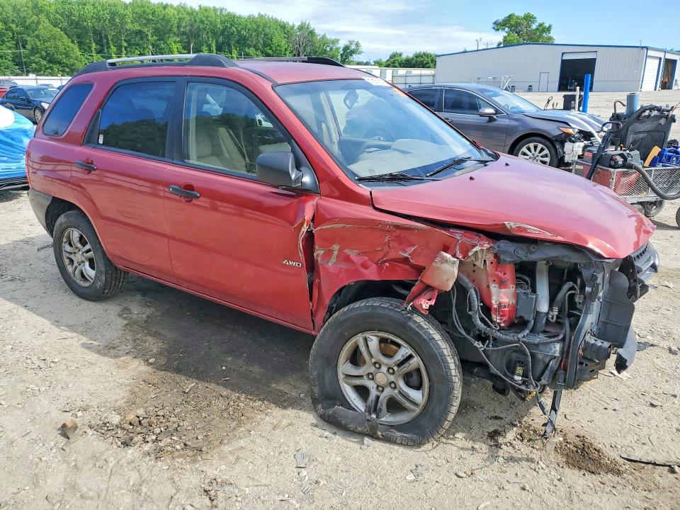 2007 Kia Sportage VIN KNDJE723077434216 COPART salvage auction — FRONT END, Va - Cert Of Title - Salvage, sold $200 on 2026-07-07 (photo 4)