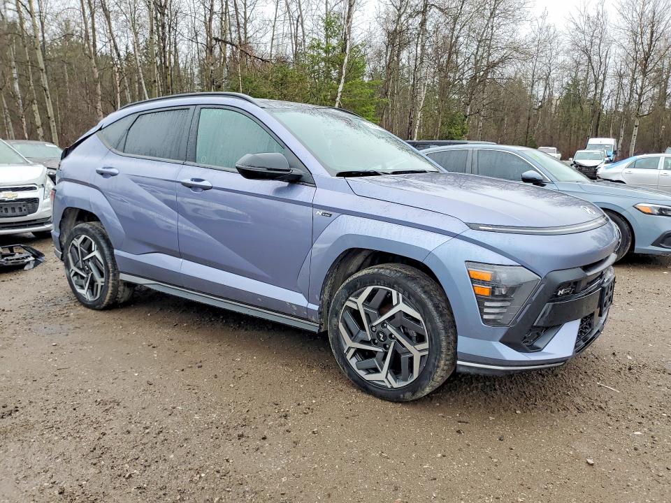 2024 Hyundai Kona VIN KM8HACA34RU177792 COPART salvage auction — REAR END, ON - PERMIT SALVAGE, sold $7,800 on 2026-07-28 (photo 4)