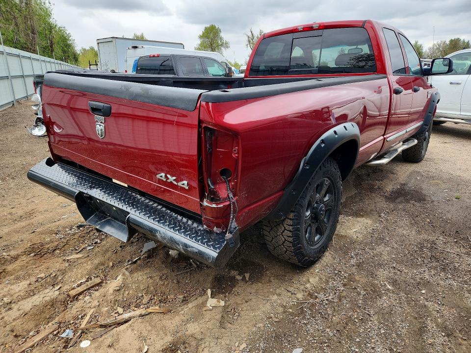 2007 Dodge Ram VIN 3D7MX38A17G847343 COPART salvage auction — REAR END, Co - Salvage Title, sold $9,400 on 2026-08-12 (photo 3)