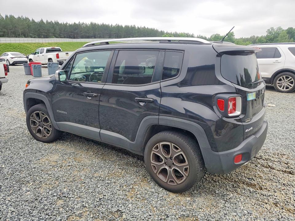 2016 Jeep Renegade VIN ZACCJBDT7GPD52264 COPART salvage auction — FRONT END, Nc - Salvage Certificate Of Title, sold $1,750 on 2026-08-06 (photo 2)