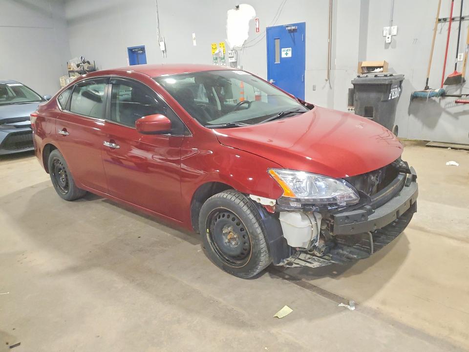 2015 Nissan Sentra VIN 3N1AB7AP4FL665050 COPART salvage auction — FRONT END, NB - SALVAGE TITLE, sold $625 on 2026-07-02 (photo 4)