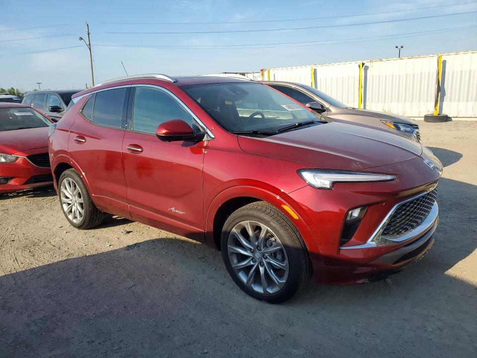 2025 Buick Encore VIN KL4AMGSL8SB191404 COPART salvage auction — FRONT END, In - Cert Of Title-Salvage Title, sold $150 on 2026-07-17 (photo 4)