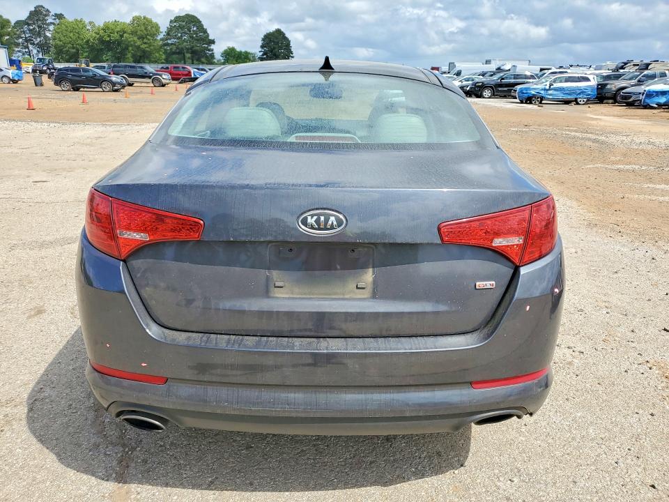2011 Kia Optima VIN KNAGN4A74B5097063 COPART salvage auction — FRONT END, Tx - Salvage Vehicle Title, sold $400 on 2026-07-13 (photo 6)