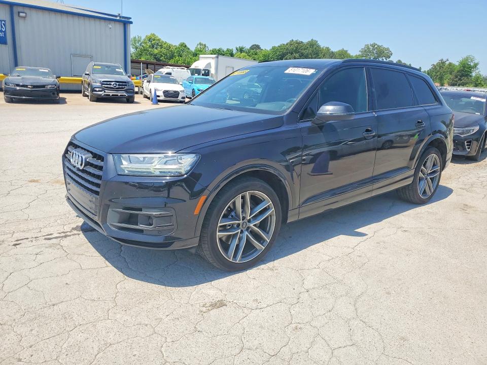 2018 Audi Q7 VIN WA1VAAF7XJD048199 COPART salvage auction — FRONT END, MS - CERT OF TITLE-SALVAGED, sold $8,300 on 2026-07-31 (photo 1)