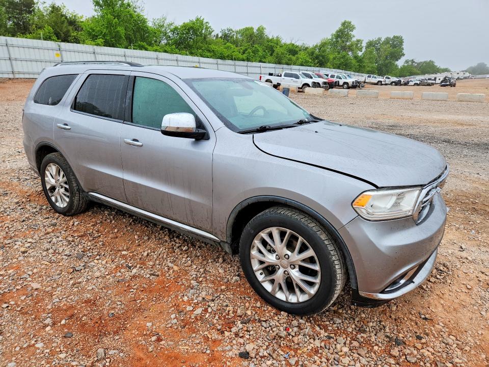 2017 Dodge Durango VIN 1C4RDHAG2HC680550 COPART salvage auction — FRONT END, Id - Salvage Certificate Of Title, sold $2,950 on 2026-07-09 (photo 4)
