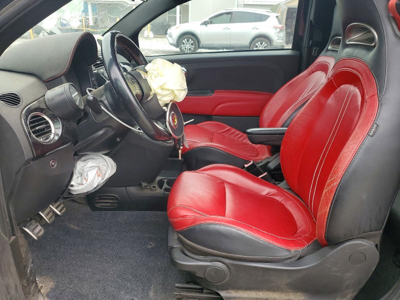 2013 Fiat 500 VIN 3C3CFFJH1DT672245 COPART salvage auction — FRONT END, Salvage Title, sold $100 on 2026-08-03 (photo 7)