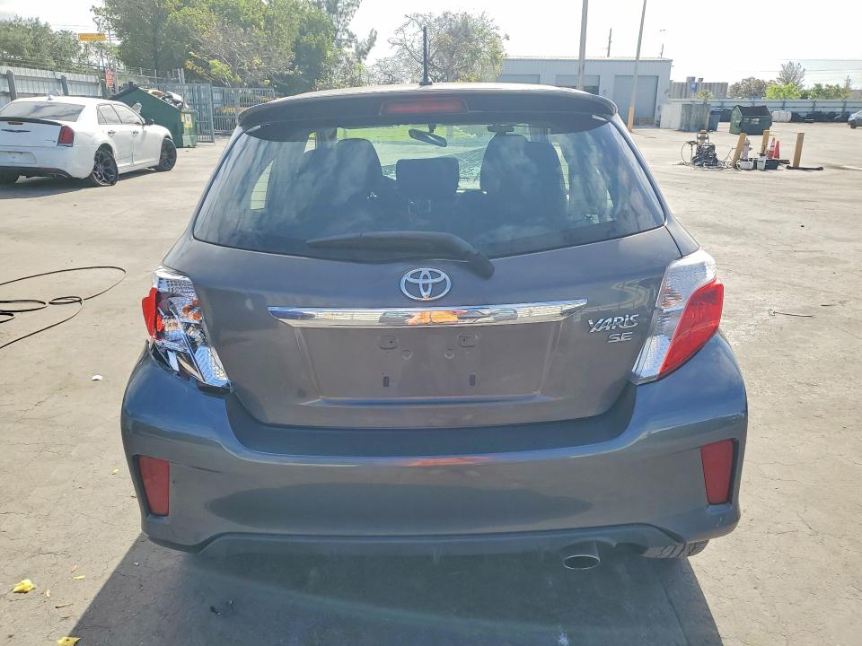 2014 Toyota Yaris VIN JTDKTUD34ED581420 COPART salvage auction — FRONT END, Fl - Cert Of Title Slvg Rebuildable, sold $700 on 2026-07-27 (photo 6)