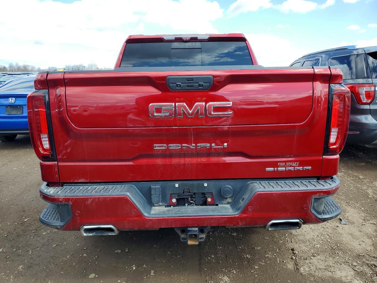 2021 GMC Sierra VIN 1GTU9FEL6MZ160785 COPART salvage auction — Side, IL - SALVAGE CERTIFICATE, sold $21,700 on 2026-07-07 (photo 6)