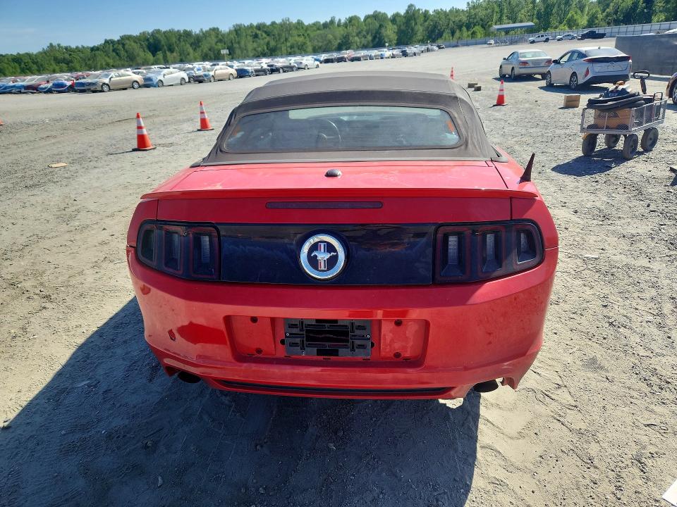 2013 Ford Mustang VIN 1ZVBP8EM7D5202712 COPART salvage auction — FRONT END, SC, sold $1,275 on 2026-08-29 (photo 6)