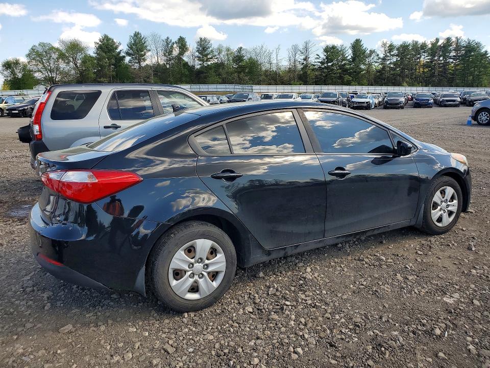 2016 Kia Forte VIN KNAFK4A60G5618590 COPART salvage auction — FRONT END, Md - Cert Of Salvage > 75% Damage, sold $1,150 on 2026-07-20 (photo 3)