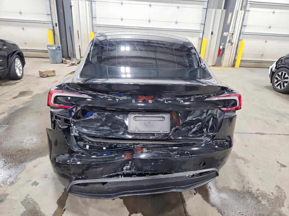 2025 Tesla Model 3 VIN 5YJ3E1EA1SF014029 COPART salvage auction — REAR END, Mn - Cert Of Title-Salvage, sold $11,600 on 2026-07-02 (photo 6)