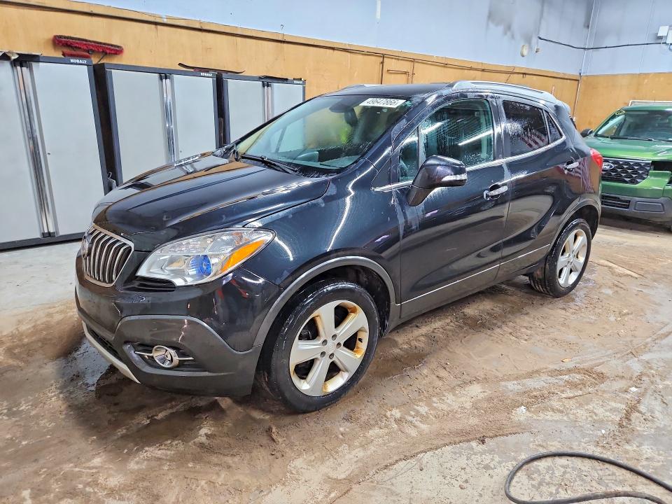 2015 Buick Encore VIN KL4CJFSB1FB235655 COPART salvage auction — FRONT END, Mi - Certificate Of Title, sold $500 on 2026-07-22 (photo 1)