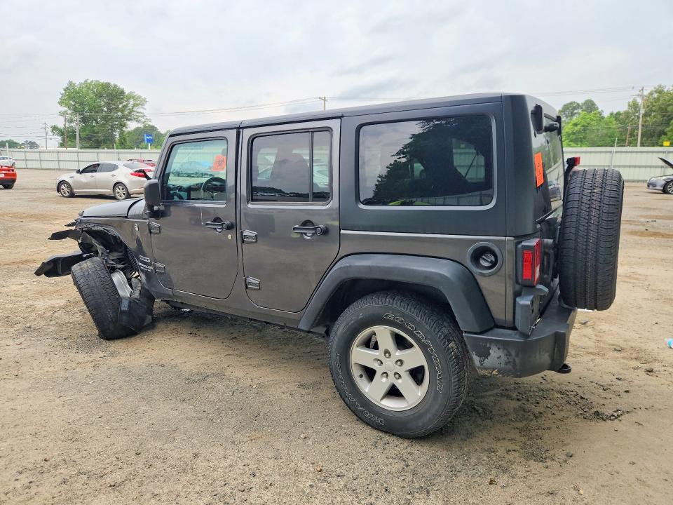 2016 Jeep Wrangler / VIN 1C4BJWDG0GL287865 COPART salvage auction — SIDE, La - Cert Of Title-Salvage, sold $3,650 on 2026-07-02 (photo 2)