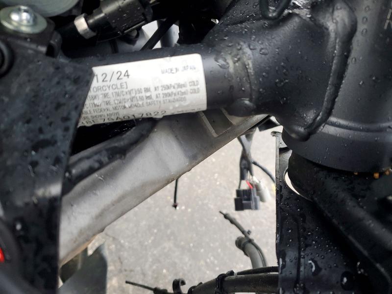 2025 Yamaha Yzf VIN JYARM38E7SA017822 COPART salvage auction — FRONT END, Me - Cert Of Title-Salvage Collisio, sold $1,400 on 2026-07-02 (photo 9)