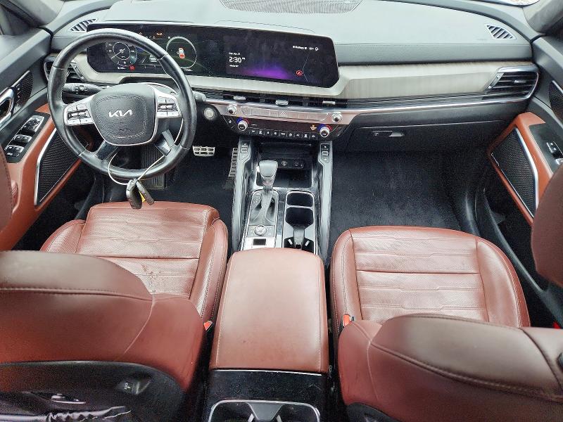 2023 Kia Telluride VIN 5XYP5DGC9PG326102 COPART salvage auction — FRONT END, Salvage Title, sold $7,400 on 2026-08-03 (photo 8)