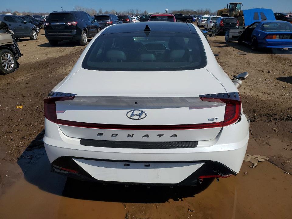 2022 Hyundai Sonata VIN KMHL44J25NA236908 COPART salvage auction — SIDE, Il - Salvage Certificate, sold $4,200 on 2026-07-07 (photo 6)