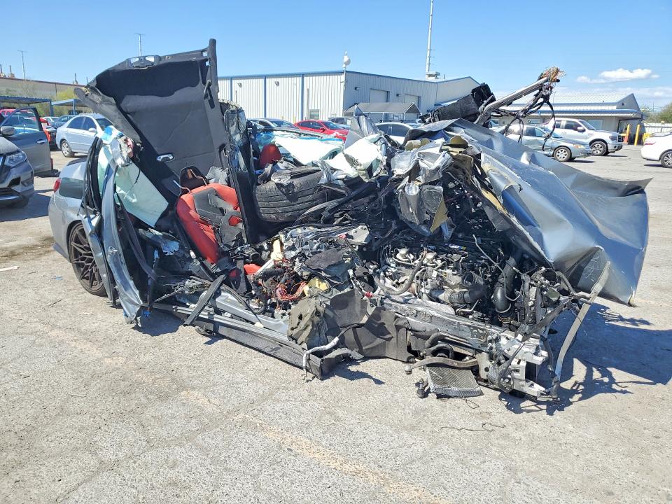 2023 BMW M3 VIN WBS33AY00PFR31676 COPART salvage auction — ALL OVER, Nv - Salvage Title, sold $9,300 on 2026-07-02 (photo 4)